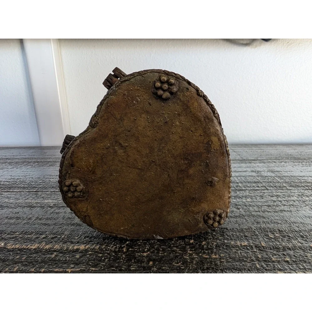 Vintage Old Handcrafted Brass Unique Jali Cut Work Multi Purpose Use Box‎